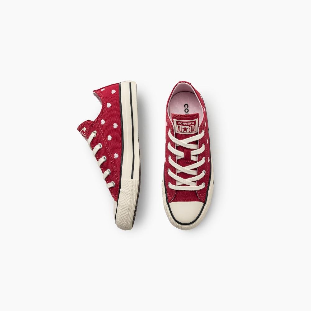 Tênis Chuck Taylor All Star In Love Cano Baixo Vermelho Vermelho 4