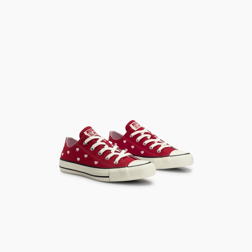 Tênis Chuck Taylor All Star In Love Cano Baixo Vermelho Vermelho 5