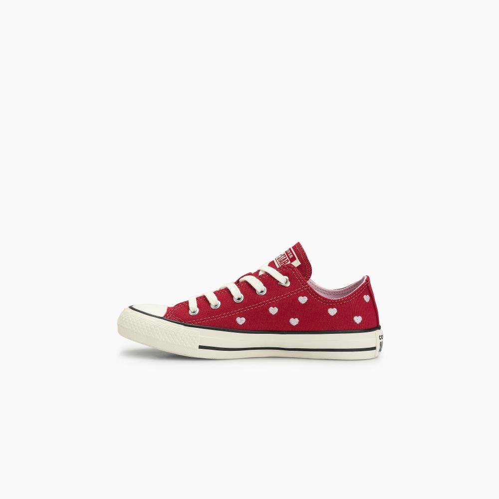 Tênis Chuck Taylor All Star In Love Cano Baixo Vermelho Vermelho 6