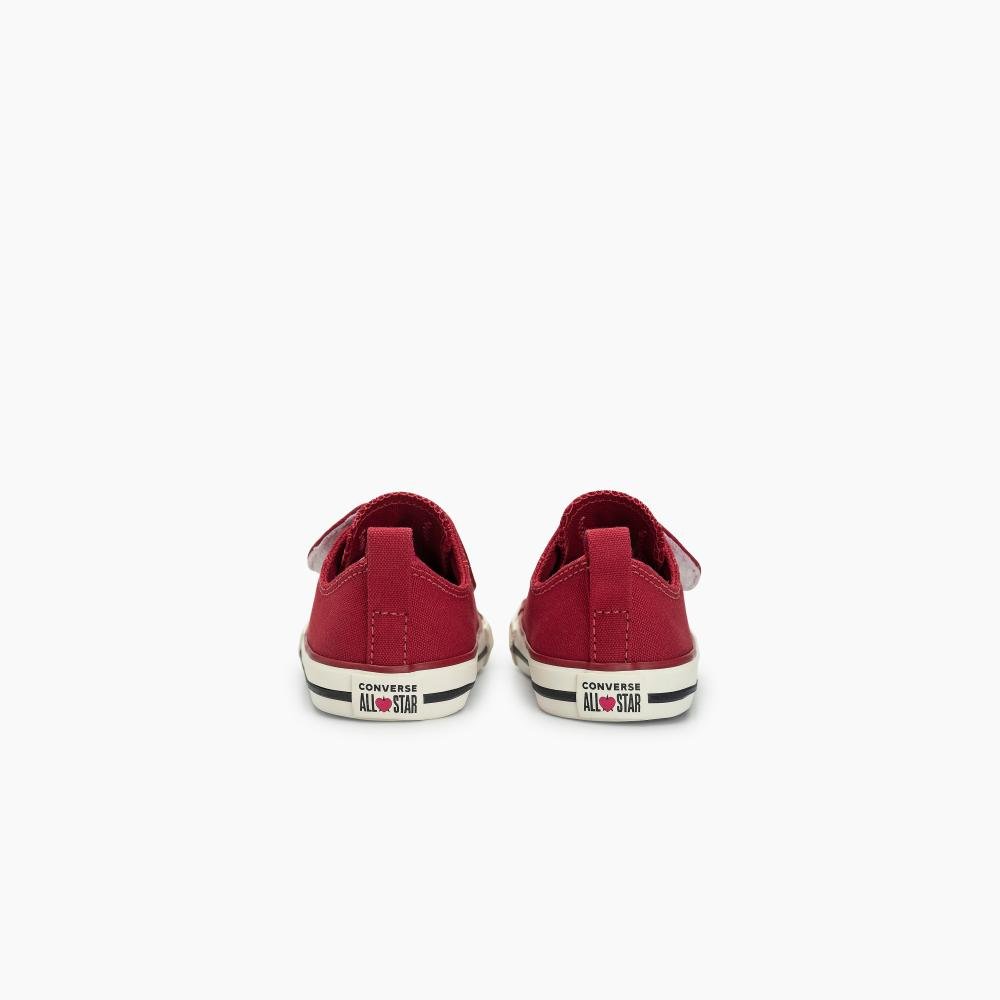 Tênis Infantil Chuck Taylor All Star In Love Alça Vermelho Vermelho 7