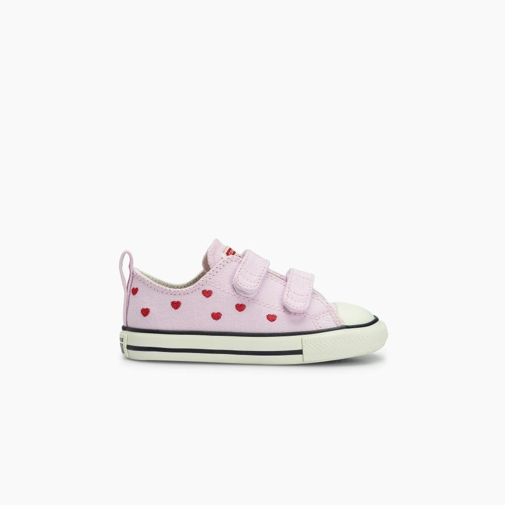 Tênis Infantil Chuck Taylor All Star In Love Cano Baixo Rosa