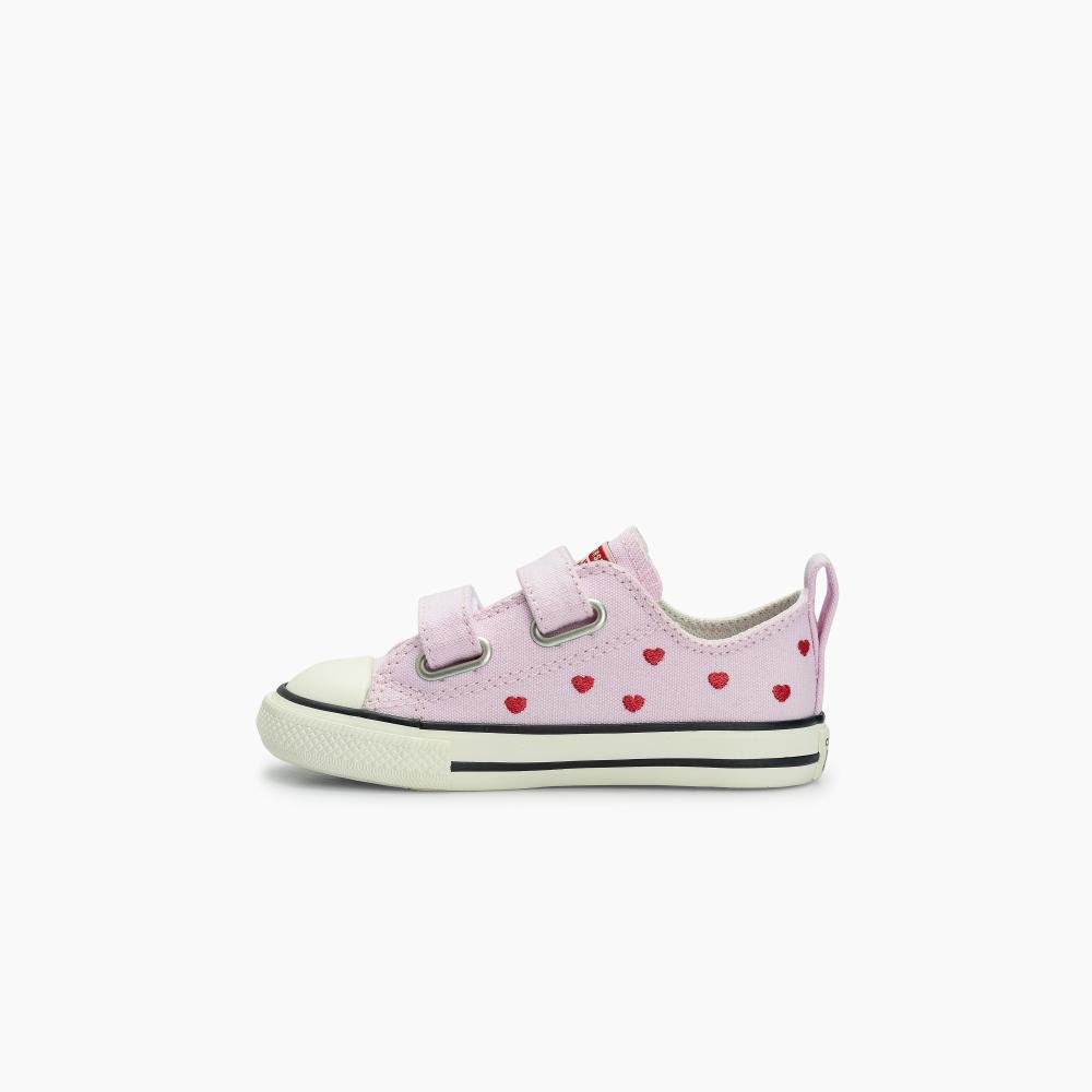 Tênis Infantil Chuck Taylor All Star In Love Cano Baixo Rosa Rosa 5