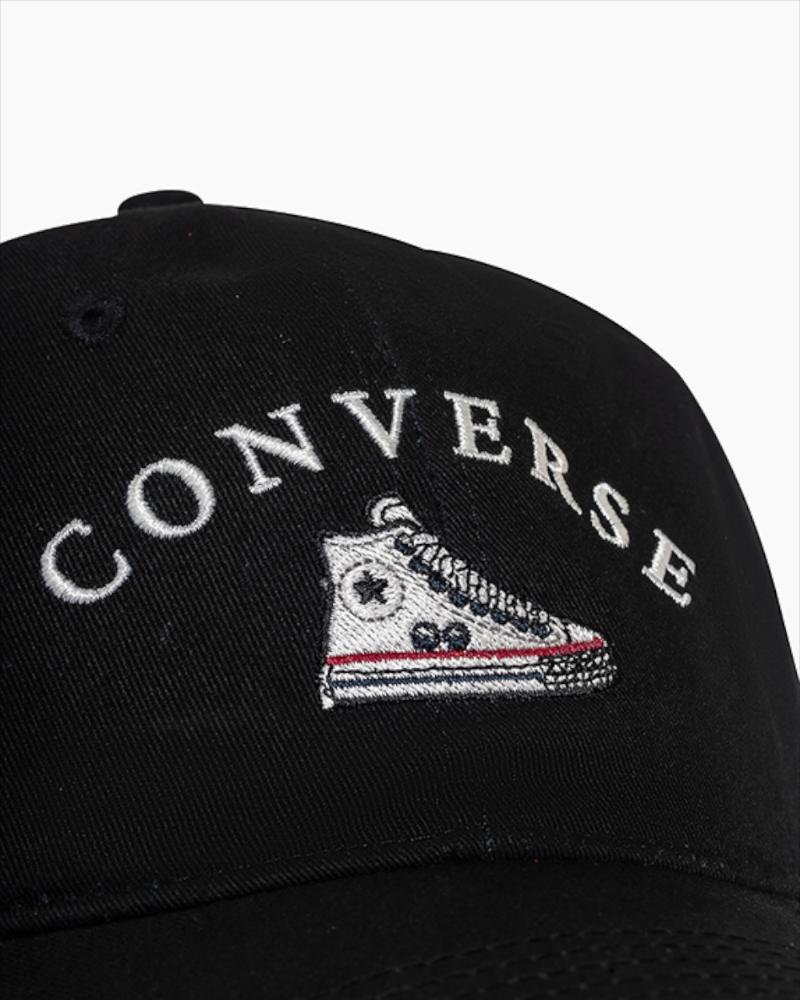 Boné Converse Relaxed Preto Preto 2