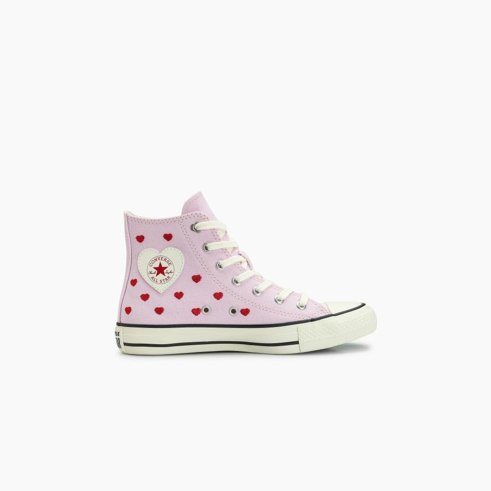 Tênis Chuck Taylor All Star In Love Cano Alto Rosa