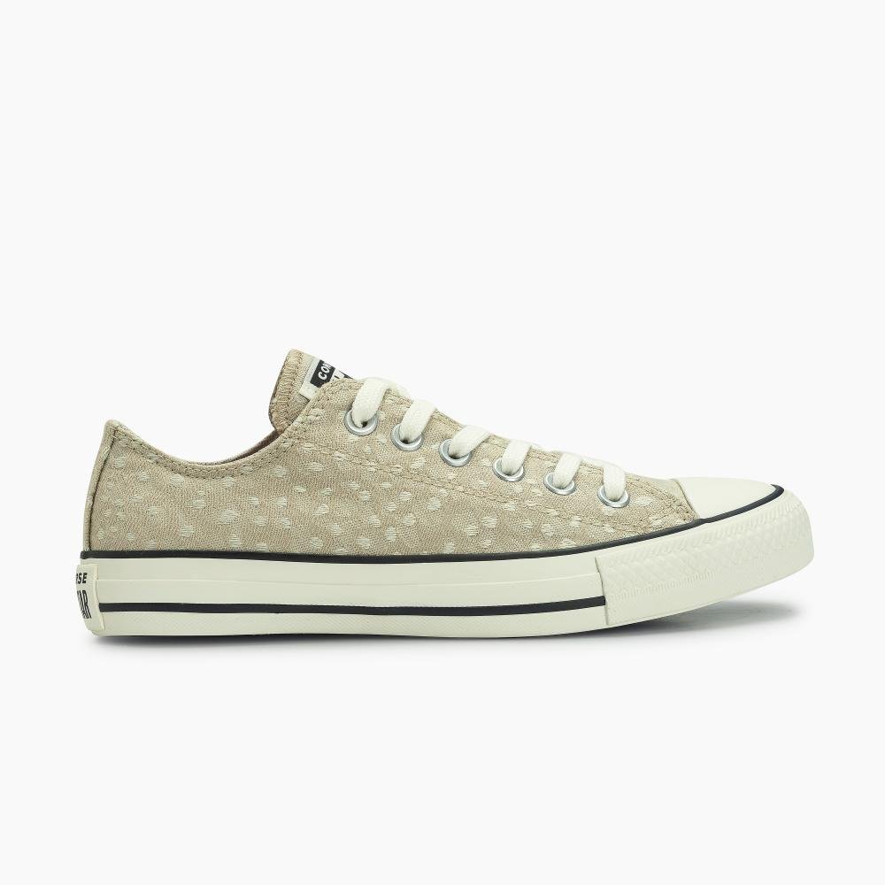 Tênis Chuck Taylor All Star Jacquard Deer Cano Baixo Bege