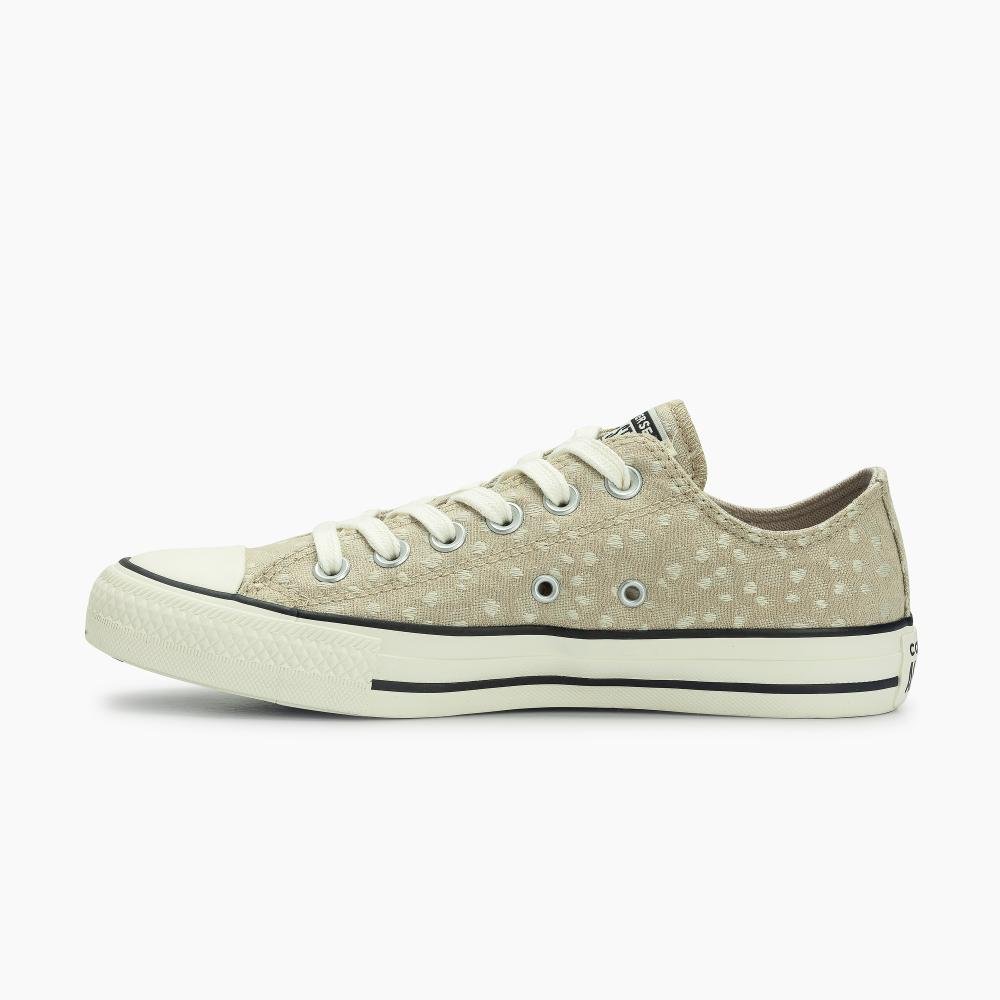 Tênis Chuck Taylor All Star Jacquard Deer Cano Baixo Bege Bege 5