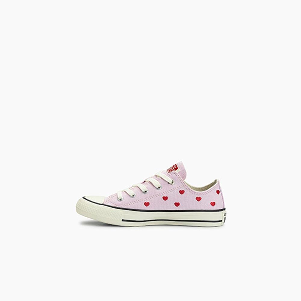 Tênis Chuck Taylor All Star In Love Cano Baixo Rosa Rosa/Vermelho 7