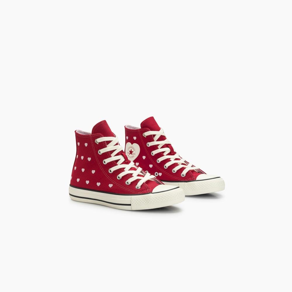 Tênis Chuck Taylor All Star In Love Cano Alto Vermelho Vermelho 5