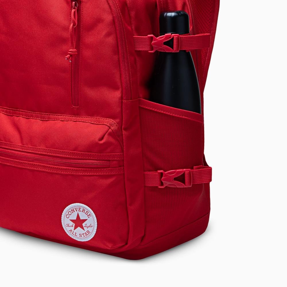 Mochila Converse 24L Straight Edge Vermelho Vermelho 3