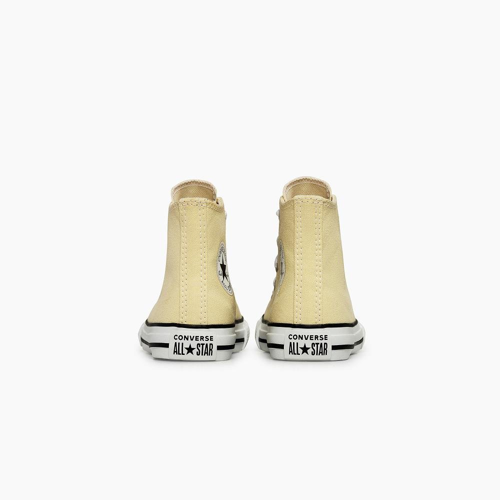 Tênis Juvenil Chuck Taylor All Star Cano Alto Amarelo Amarelo 7
