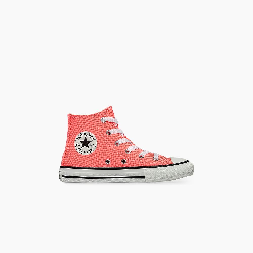 Tênis Juvenil Chuck Taylor All Star Cano Alto Rosa