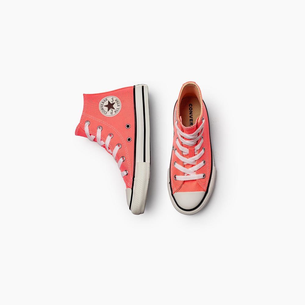 Tênis Juvenil Chuck Taylor All Star Cano Alto Rosa Rosa 2