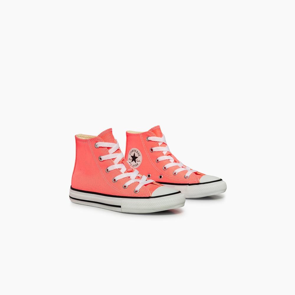 Tênis Juvenil Chuck Taylor All Star Cano Alto Rosa Rosa 4