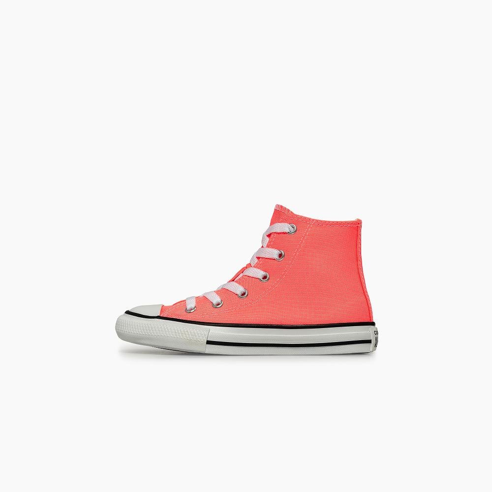 Tênis Juvenil Chuck Taylor All Star Cano Alto Rosa Rosa 5