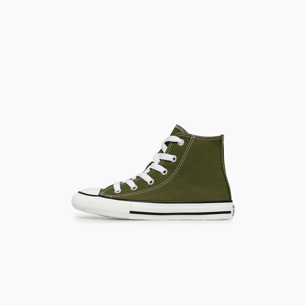 Tênis Juvenil Chuck Taylor All Star Cano Alto Verde Verde 5