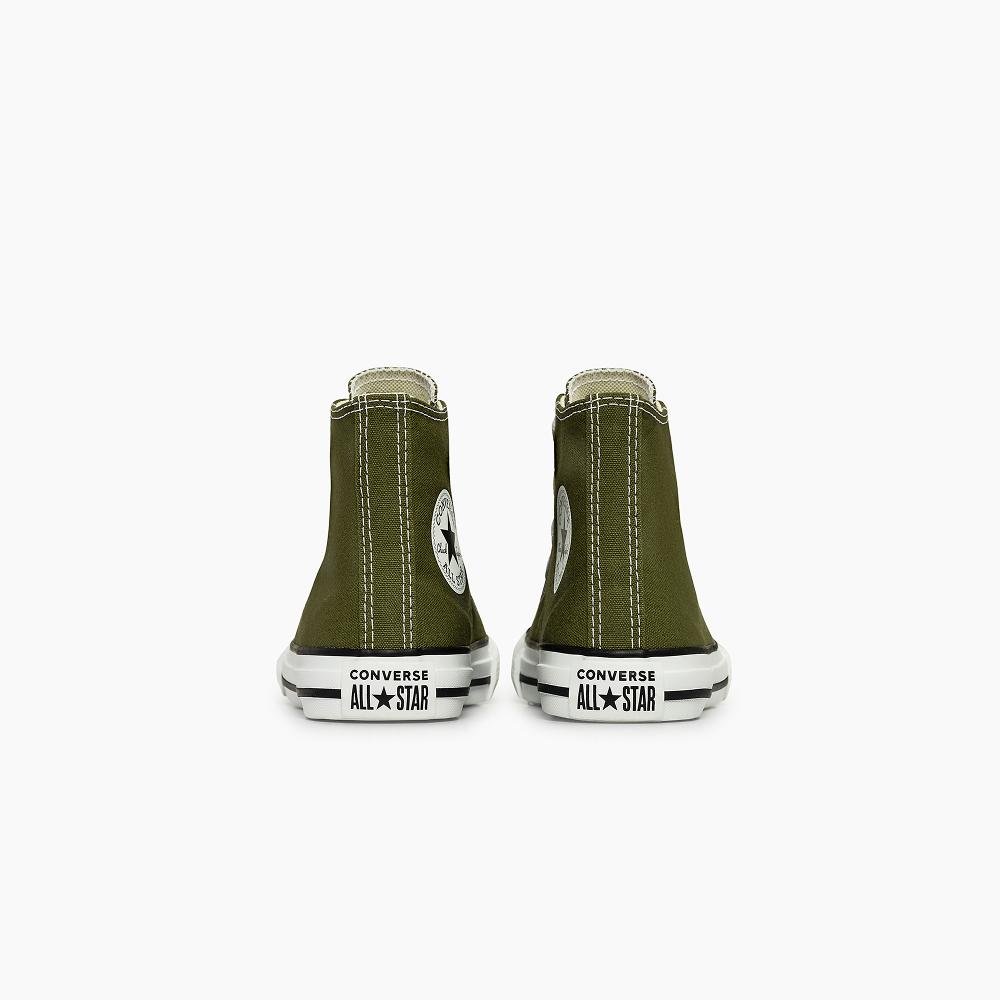 Tênis Juvenil Chuck Taylor All Star Cano Alto Verde Verde 7