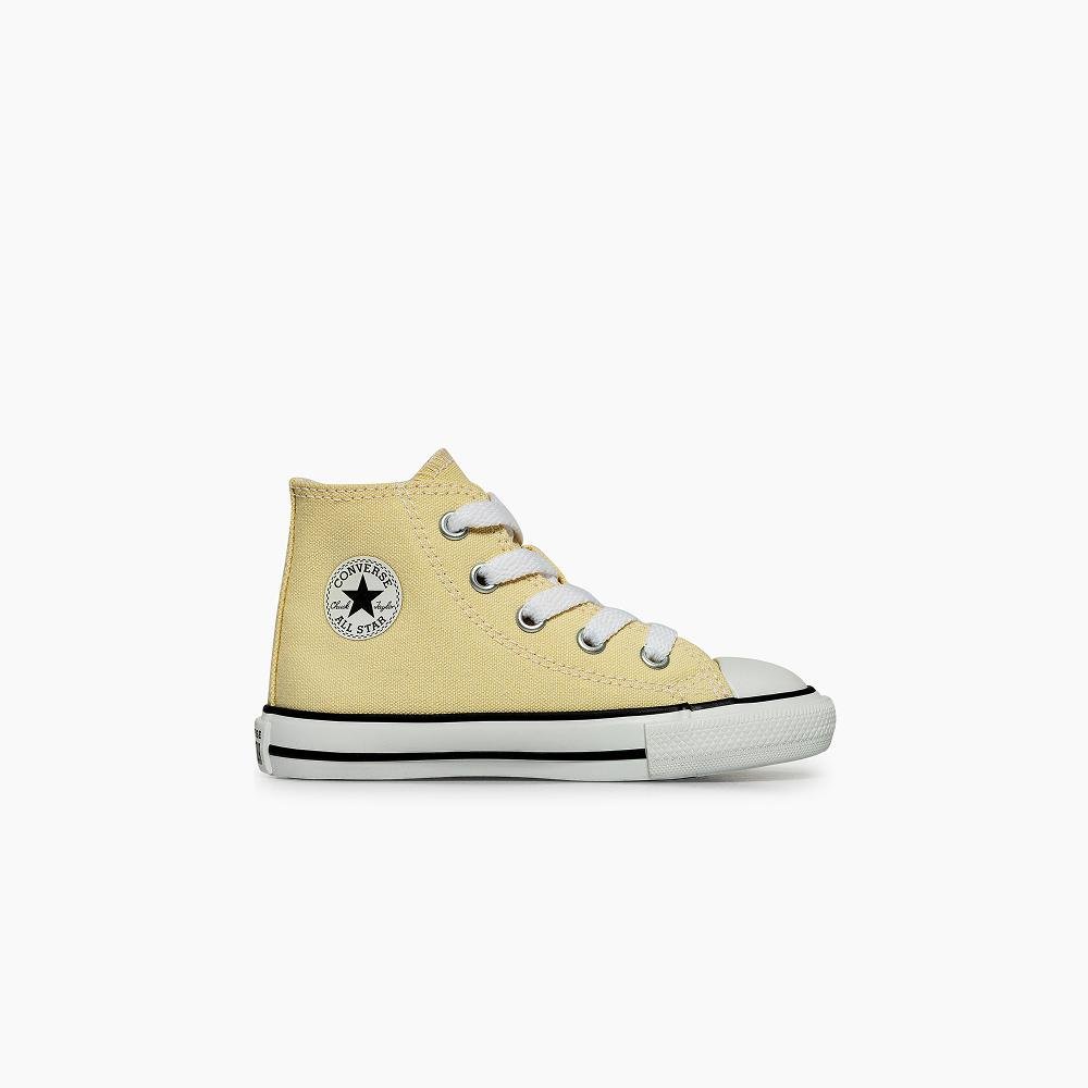 Tênis Infantil Chuck Taylor All Star Cano Alto Amarelo