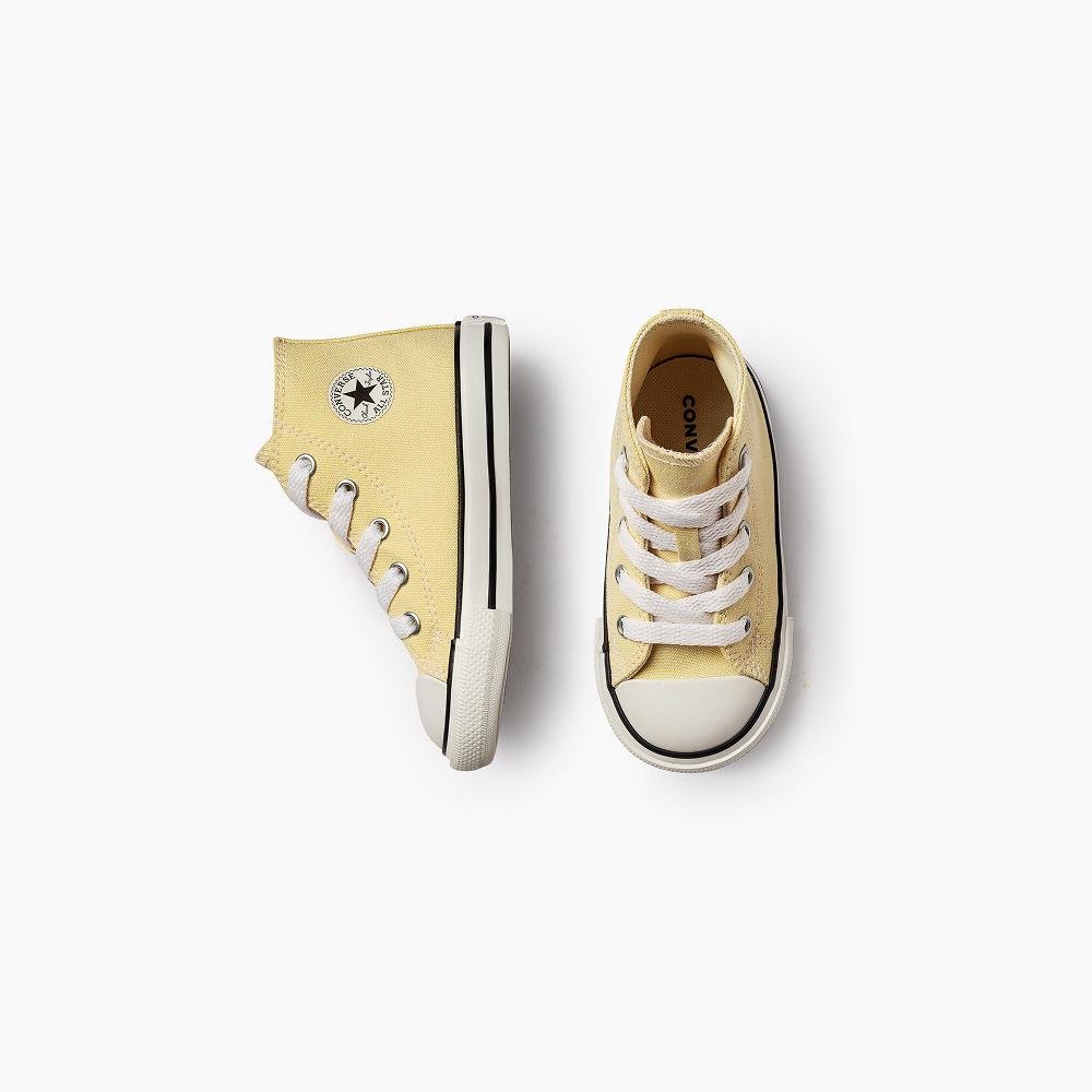 Tênis Infantil Chuck Taylor All Star Cano Alto Amarelo Amarelo 2
