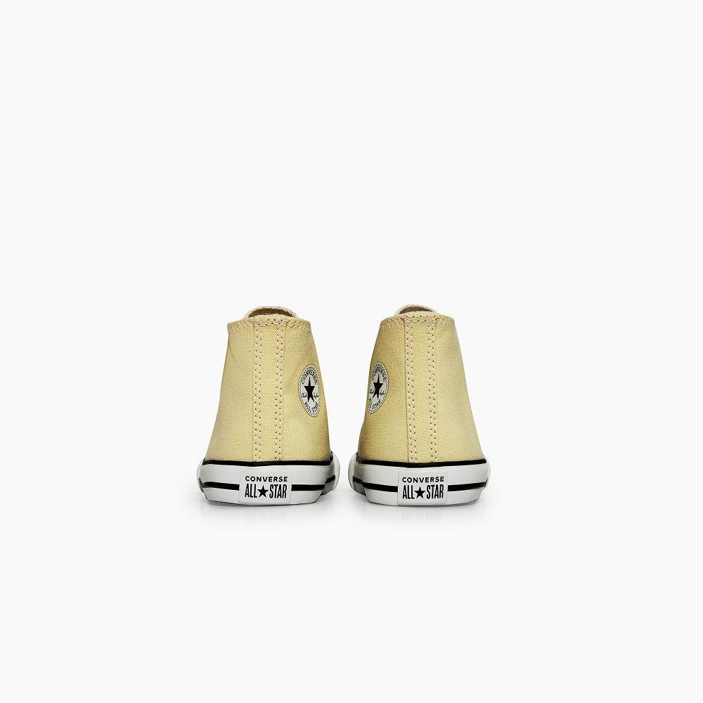 Tênis Infantil Chuck Taylor All Star Cano Alto Amarelo Amarelo 7