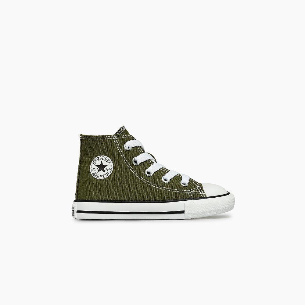Tênis Criança Chuck Taylor All Star Cano Alto Verde