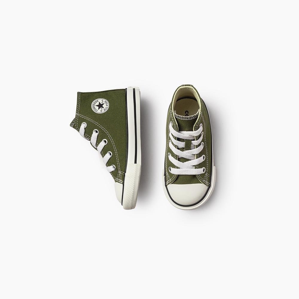 Tênis Criança Chuck Taylor All Star Cano Alto Verde Verde 2