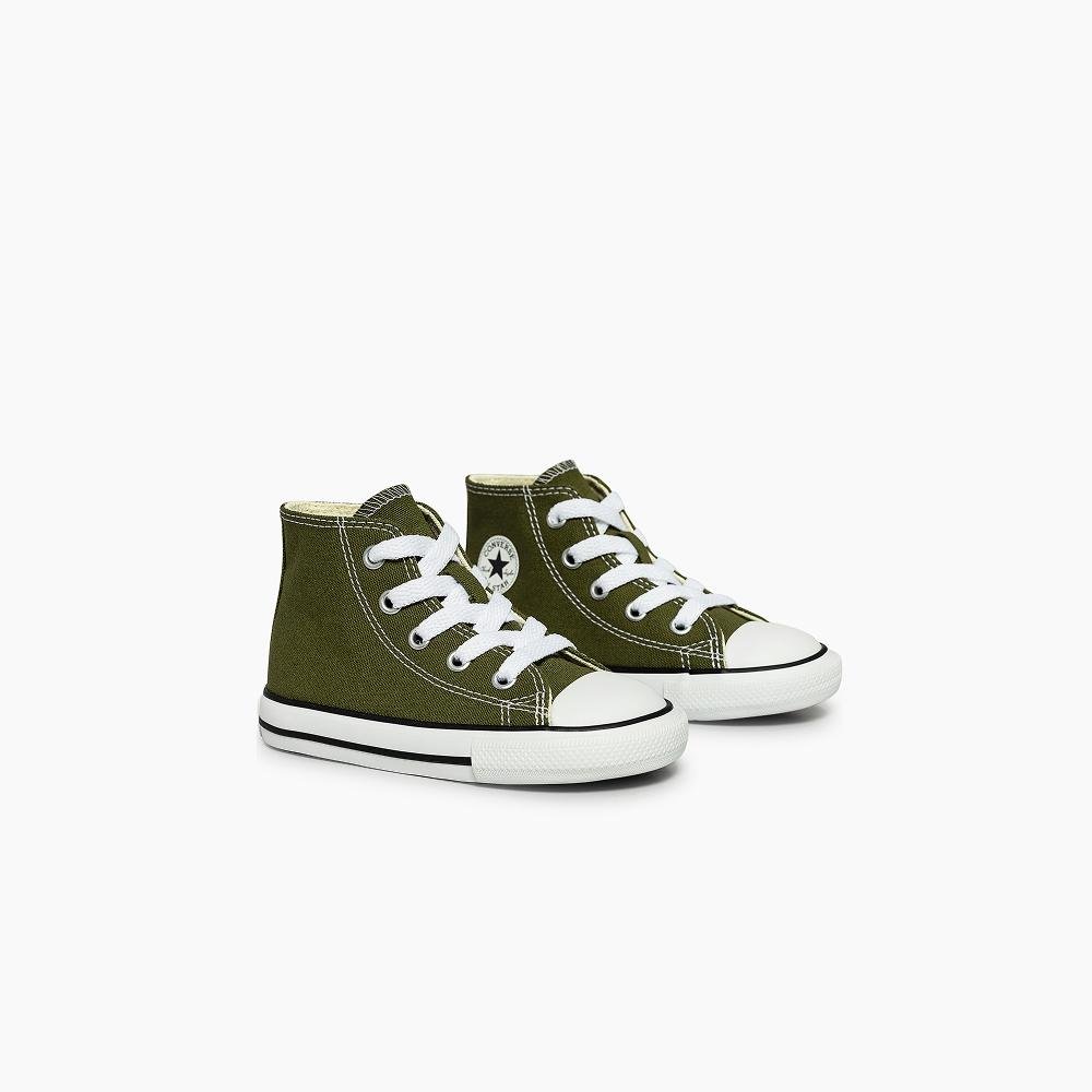 Tênis Criança Chuck Taylor All Star Cano Alto Verde Verde 4