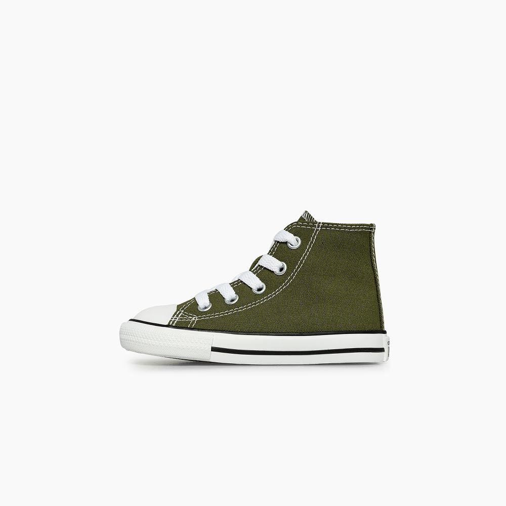 Tênis Criança Chuck Taylor All Star Cano Alto Verde Verde 5