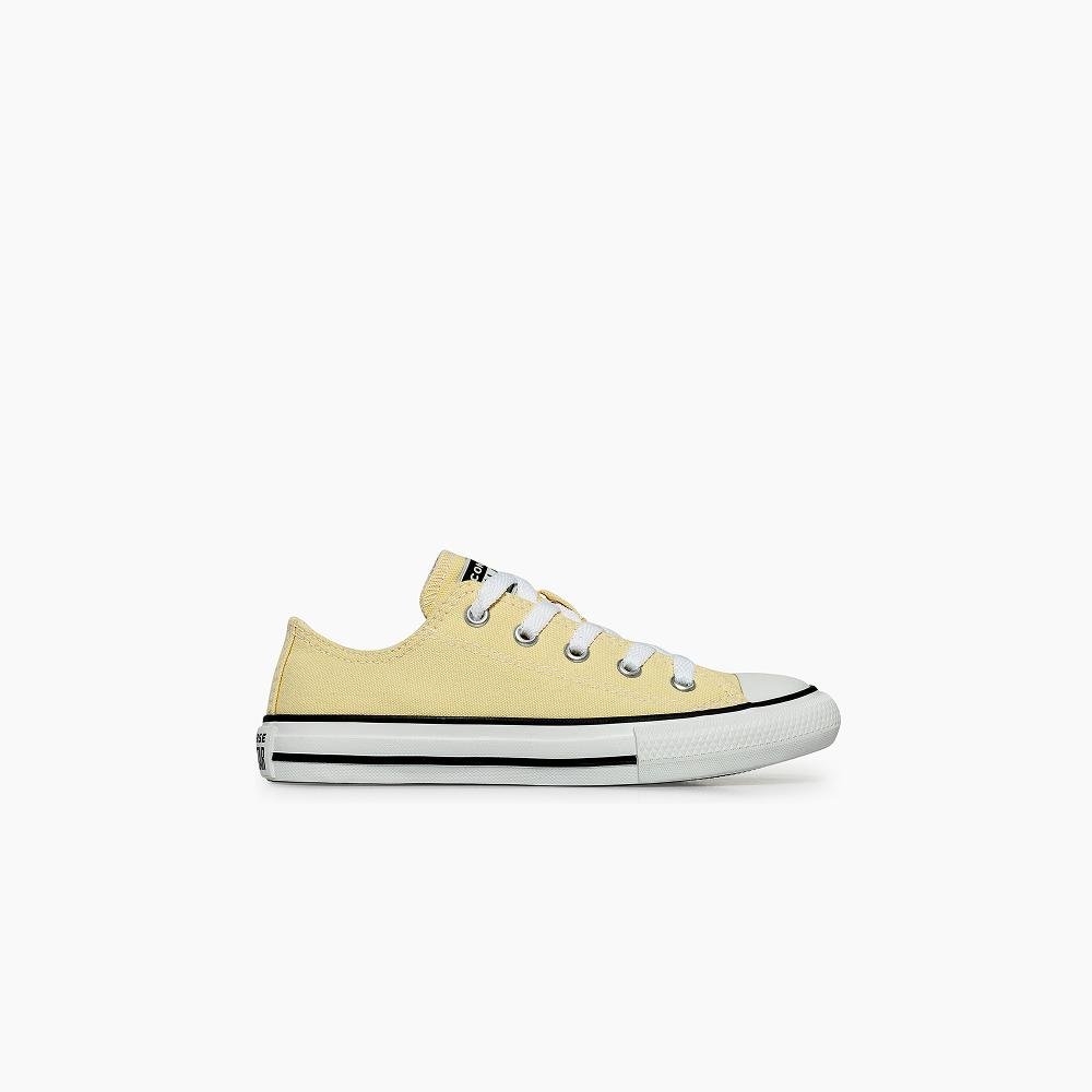 Tênis Juvenil Chuck Taylor All Star Cano Baixo Amarelo