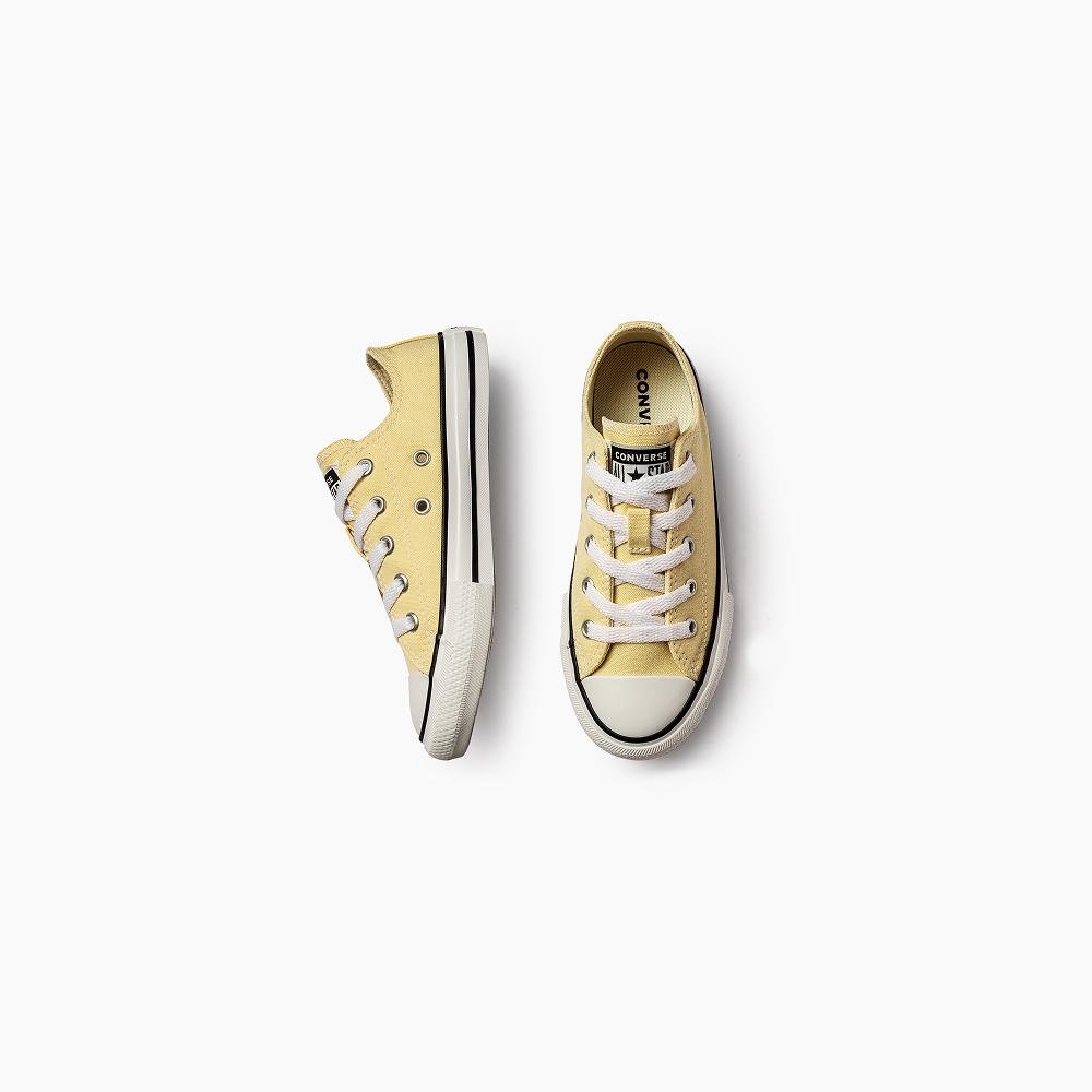Tênis Juvenil Chuck Taylor All Star Cano Baixo Amarelo Amarelo 2