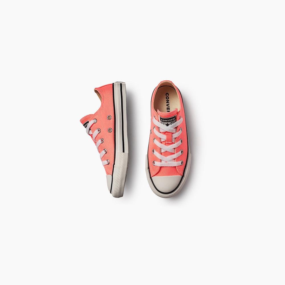 Tênis Juvenil Chuck Taylor All Star Cano Baixo Rosa Salmão 2