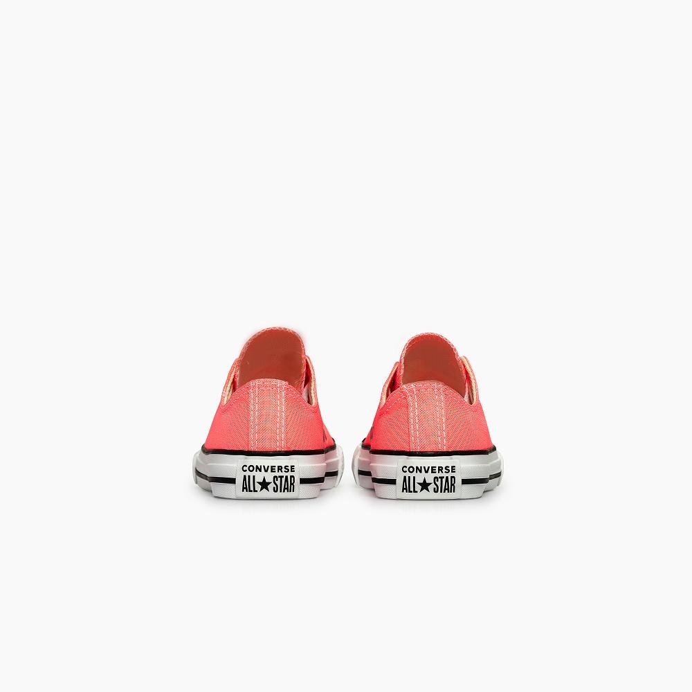 Tênis Juvenil Chuck Taylor All Star Cano Baixo Rosa Salmão 7