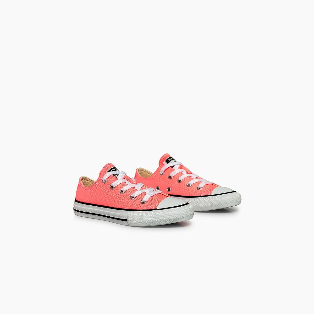 Tênis Juvenil Chuck Taylor All Star Cano Baixo Rosa Rosa 4