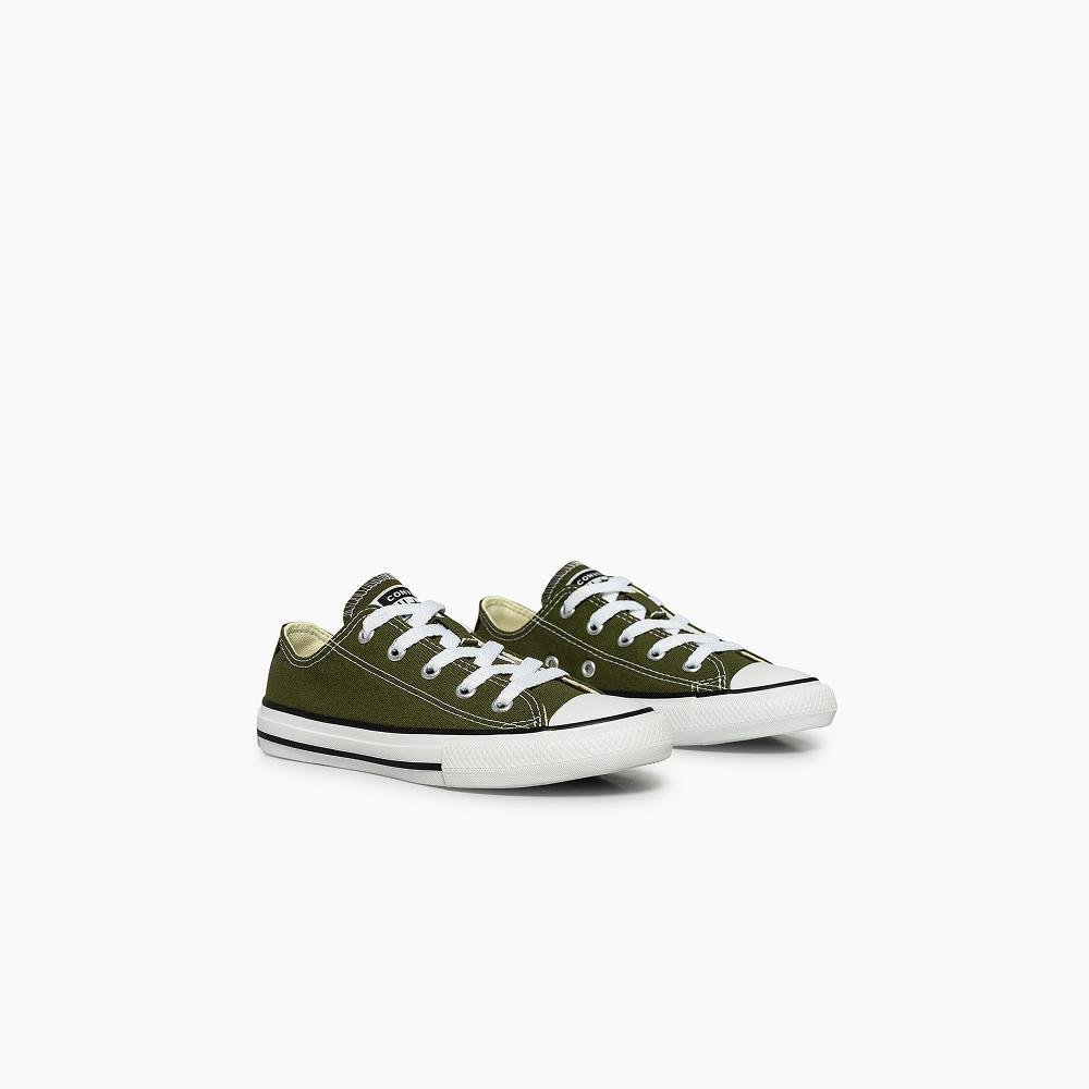 Tênis Juvenil Chuck Taylor All Star Cano Baixo Verde Verde 4