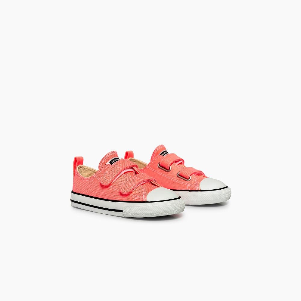 Tênis Infantil Chuck Taylor All Star 2v Cano Baixo Rosa Rosa 4