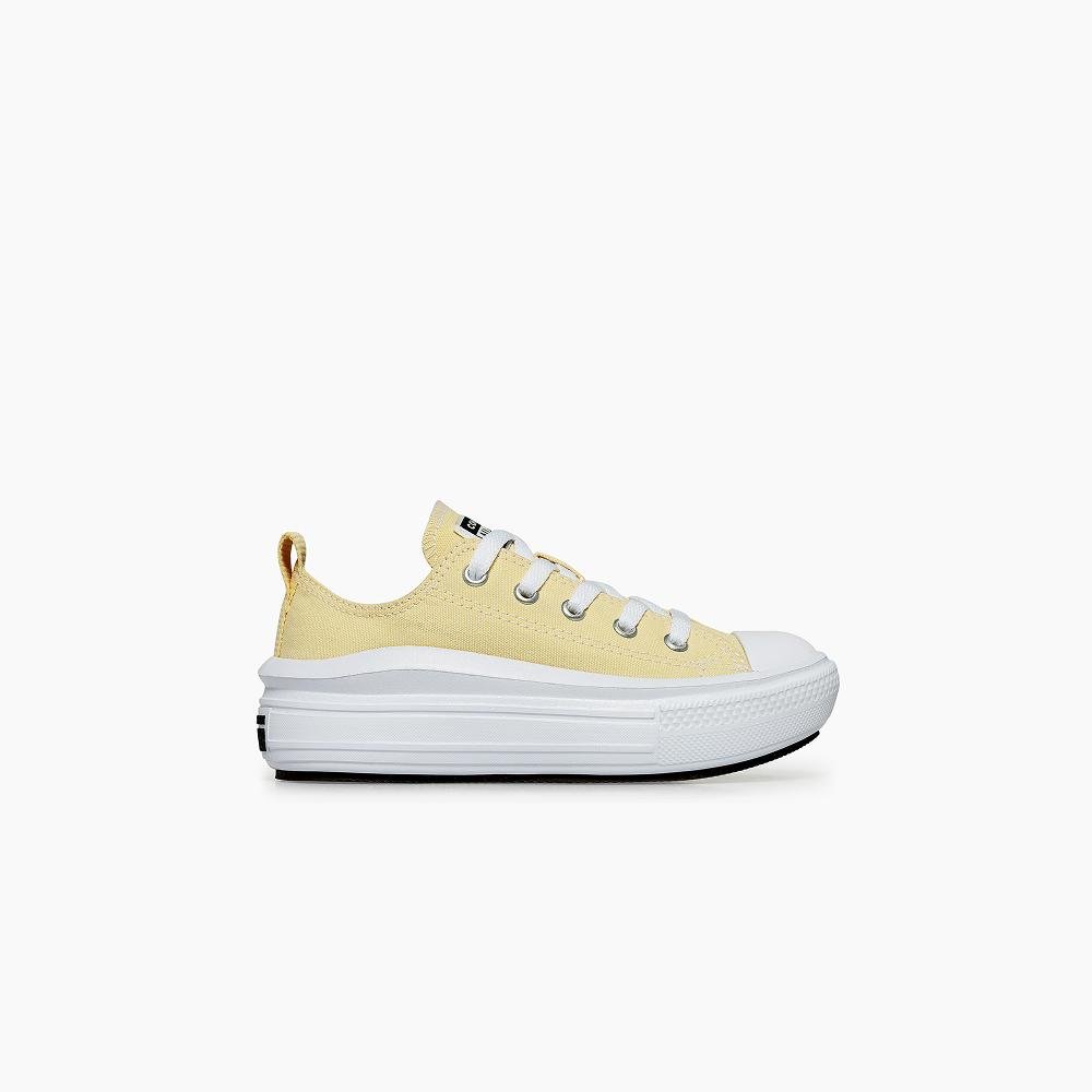 Tênis Juvenil Chuck Taylor All Star Move Cano Baixo Amarelo