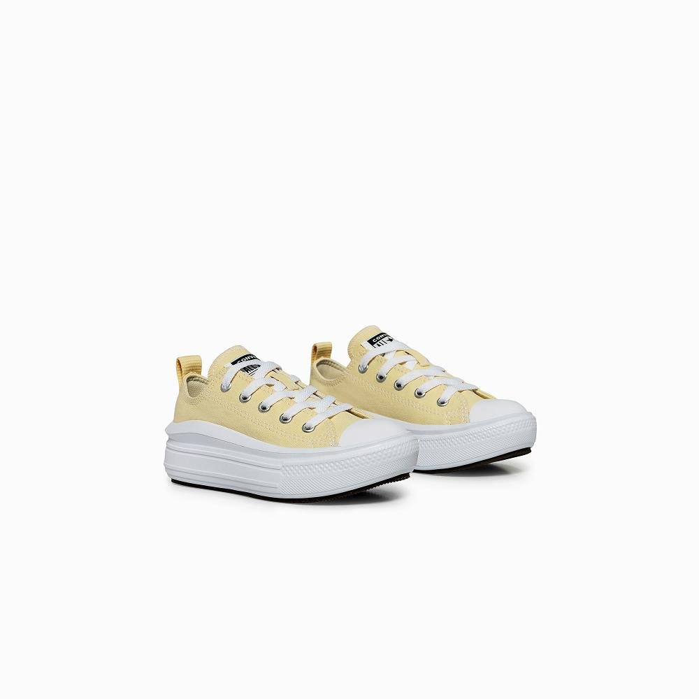 Tênis Juvenil Chuck Taylor All Star Move Cano Baixo Amarelo Amarelo 4