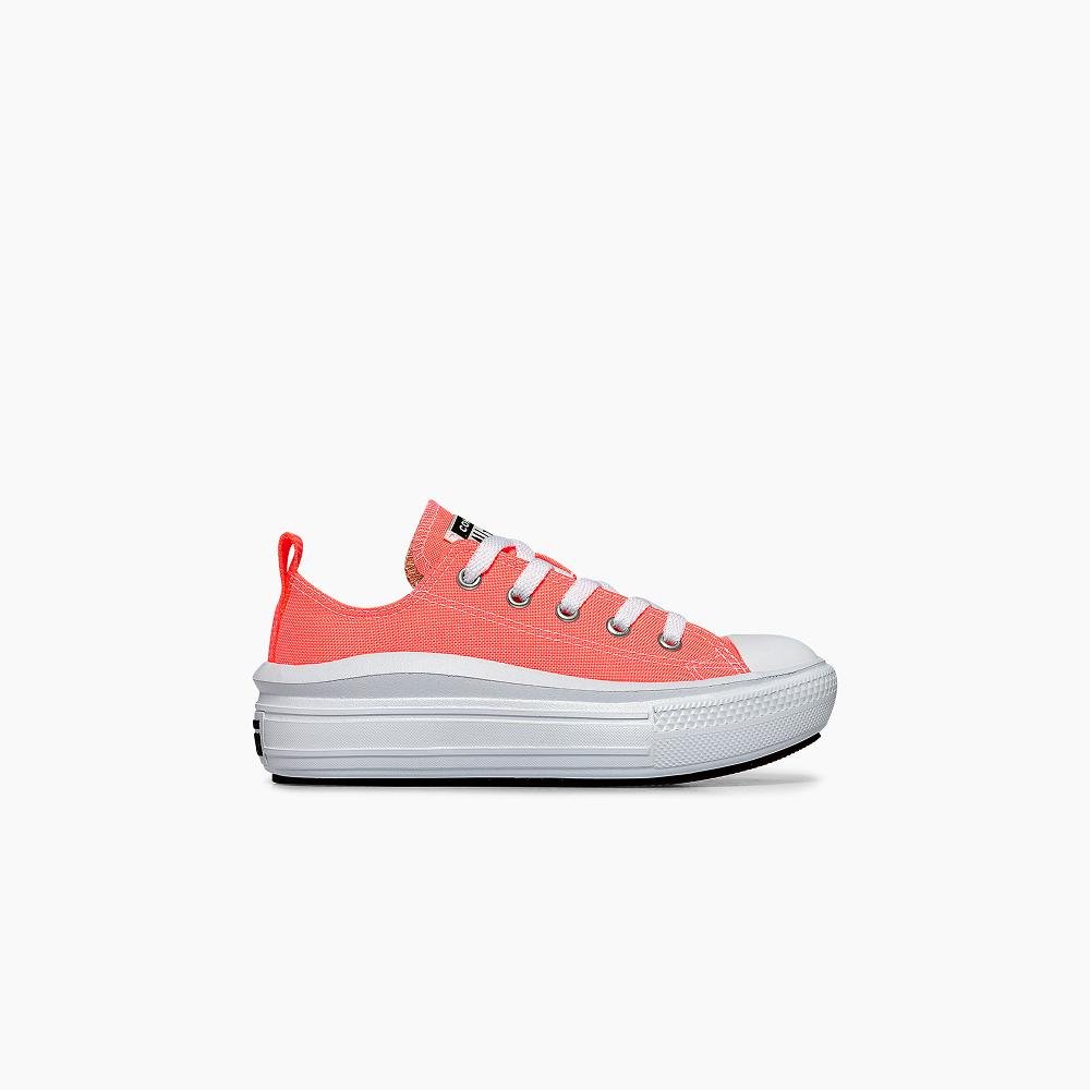 Tênis Juvenil Chuck Taylor All Star Move Cano Baixo Rosa