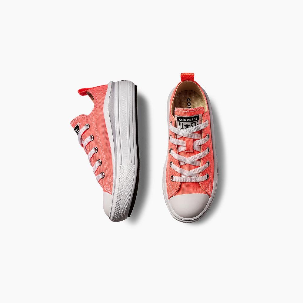Tênis Juvenil Chuck Taylor All Star Move Cano Baixo Rosa Rosa 2