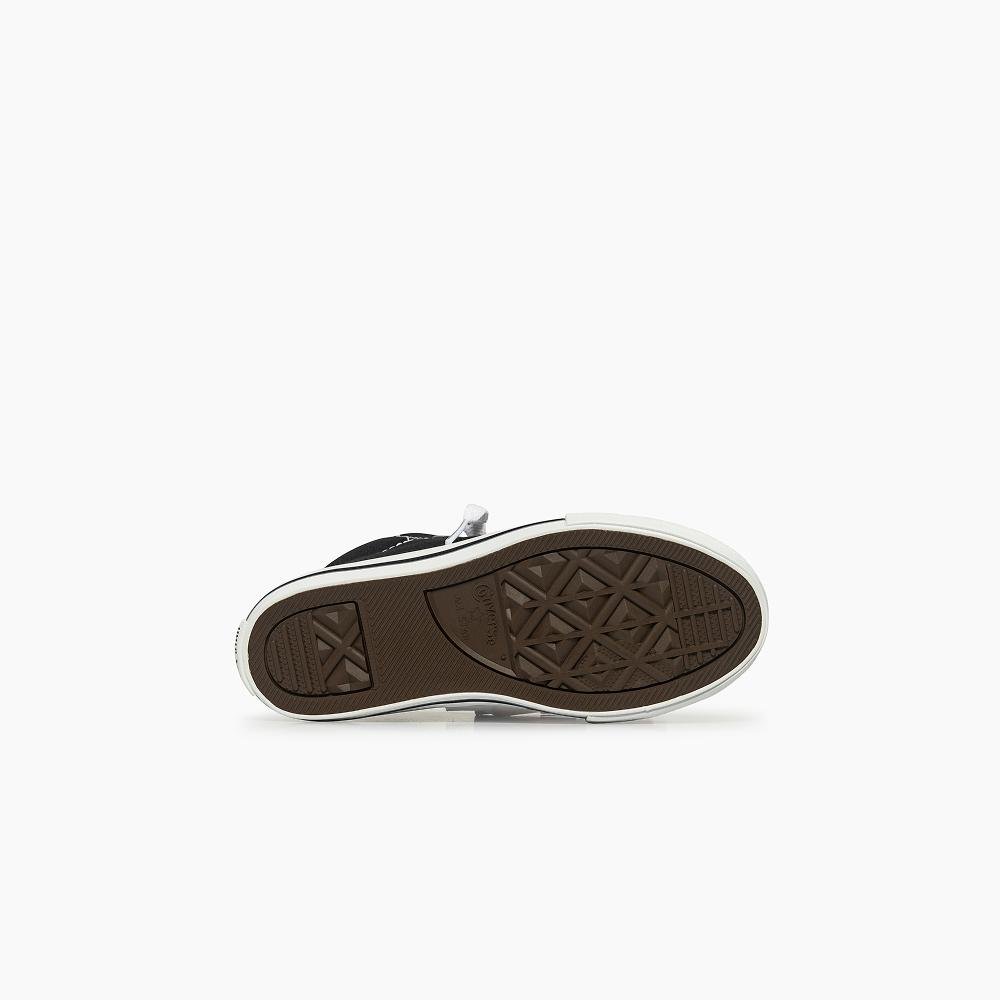 Tênis Juvenil Chuck Taylor All Star Street Cano Médio Preto Preto 6