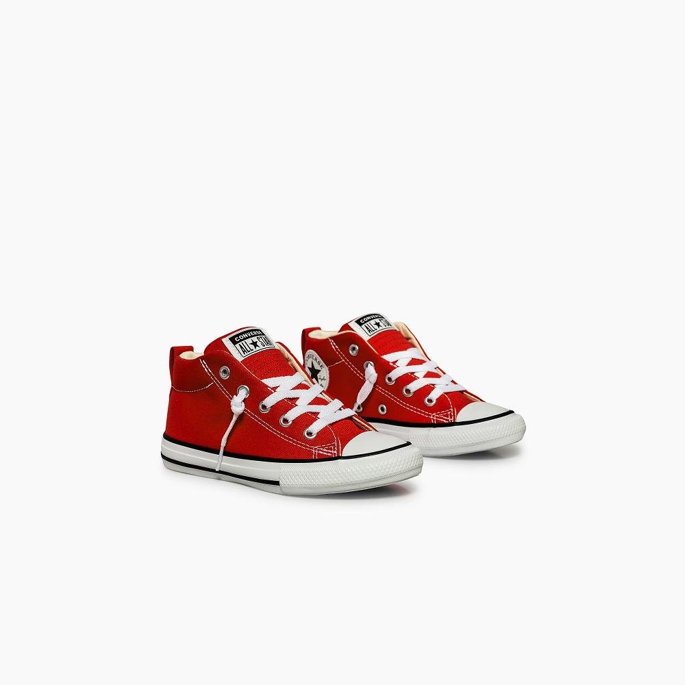 Tênis Juvenil Chuck Taylor All Star Street Médio Vermelho Vermelho 4