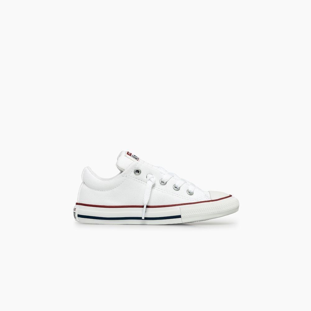 Tênis Juvenil Chuck Taylor All Star Street Cano Baixo Branco