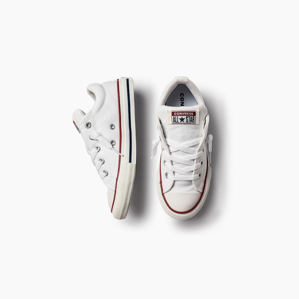 Tênis Juvenil Chuck Taylor All Star Street Cano Baixo Branco Branco 2