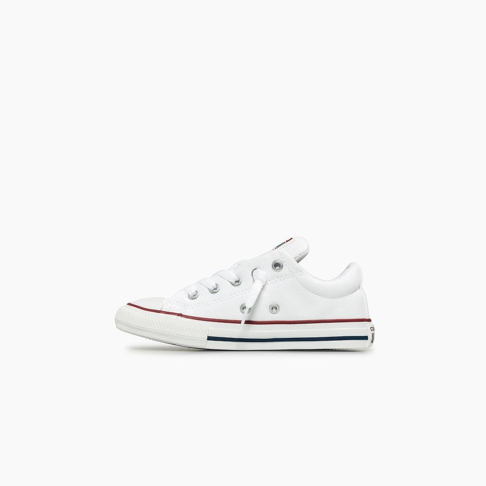 Tênis Juvenil Chuck Taylor All Star Street Cano Baixo Branco Branco 5