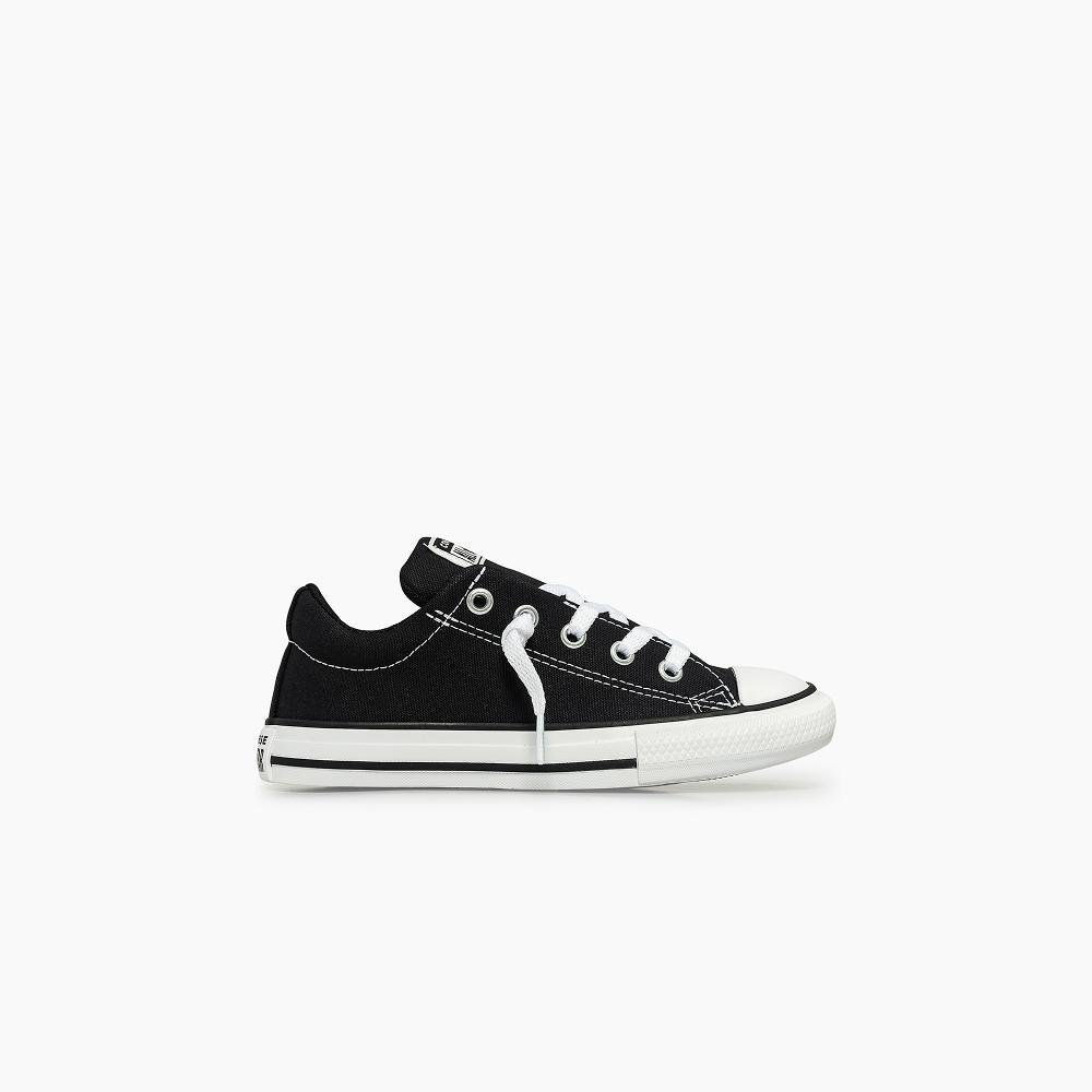 Tênis Juvenil Chuck Taylor All Star Street Cano Baixo Preto