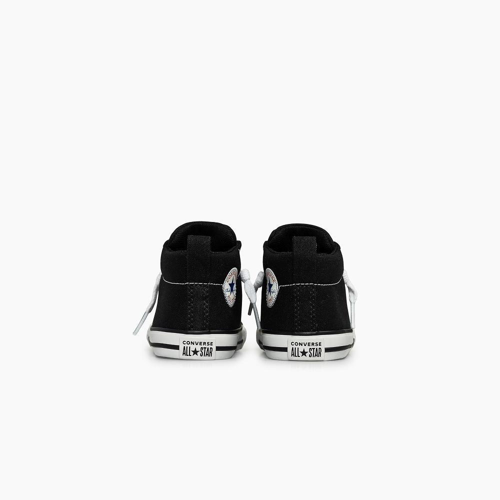 Tênis Criança Chuck Taylor All Star Street Cano Médio Preto Preto 7