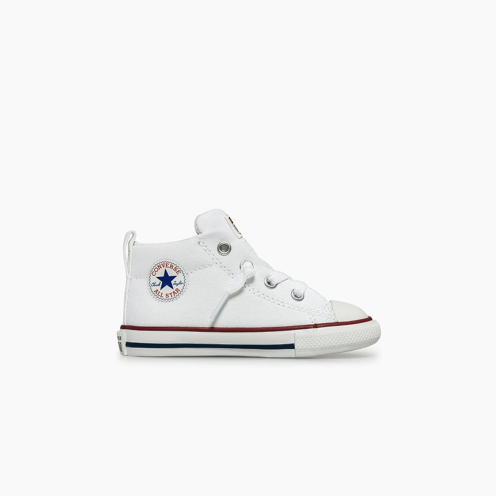 Tênis Infantil Chuck Taylor All Star Street Médio Branco