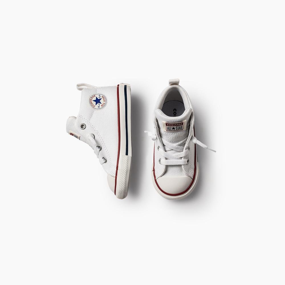 Tênis Infantil Chuck Taylor All Star Street Médio Branco Branco 2