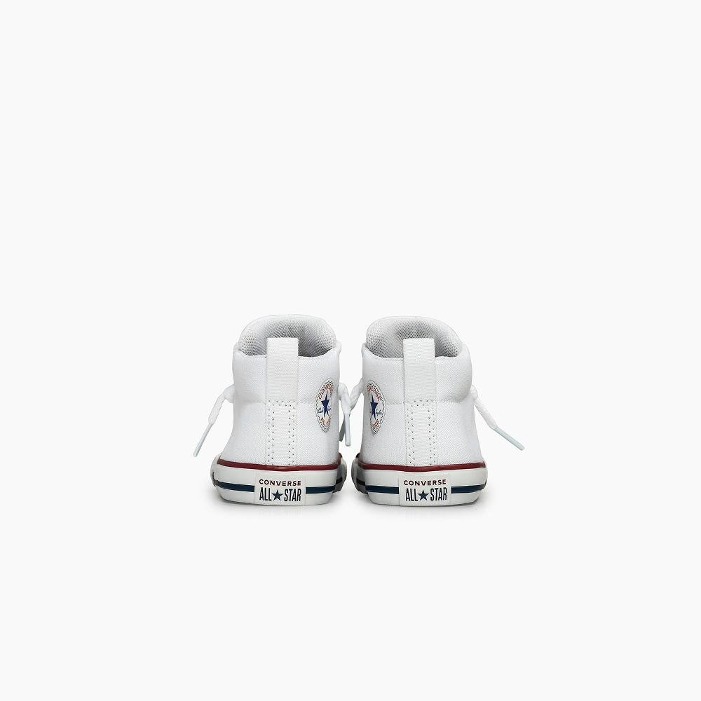 Tênis Infantil Chuck Taylor All Star Street Médio Branco Branco 7