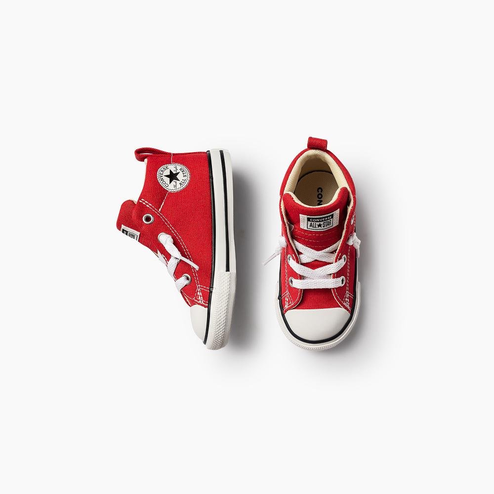 Tênis Infantil Chuck Taylor All Star Street Médio  Vermelho Vermelho 2