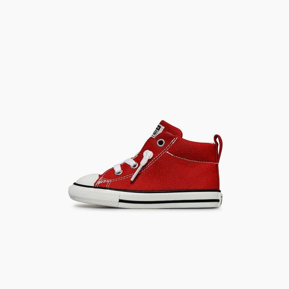 Tênis Infantil Chuck Taylor All Star Street Médio  Vermelho Vermelho 5